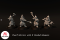 Dwarf Warriors with Axes/Polearms/Mattocks