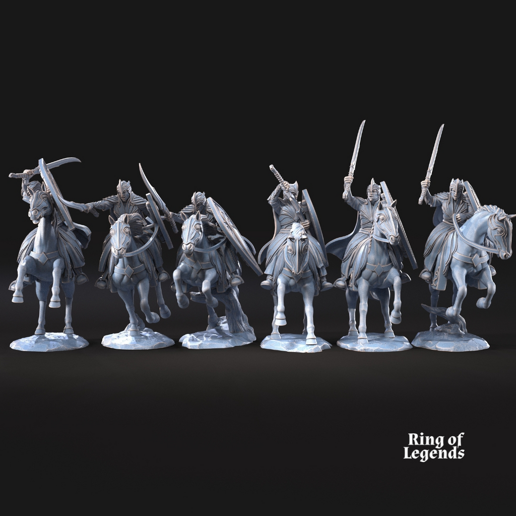 6x Caballería de los Elfos Galanthir - Elfos Galanthir