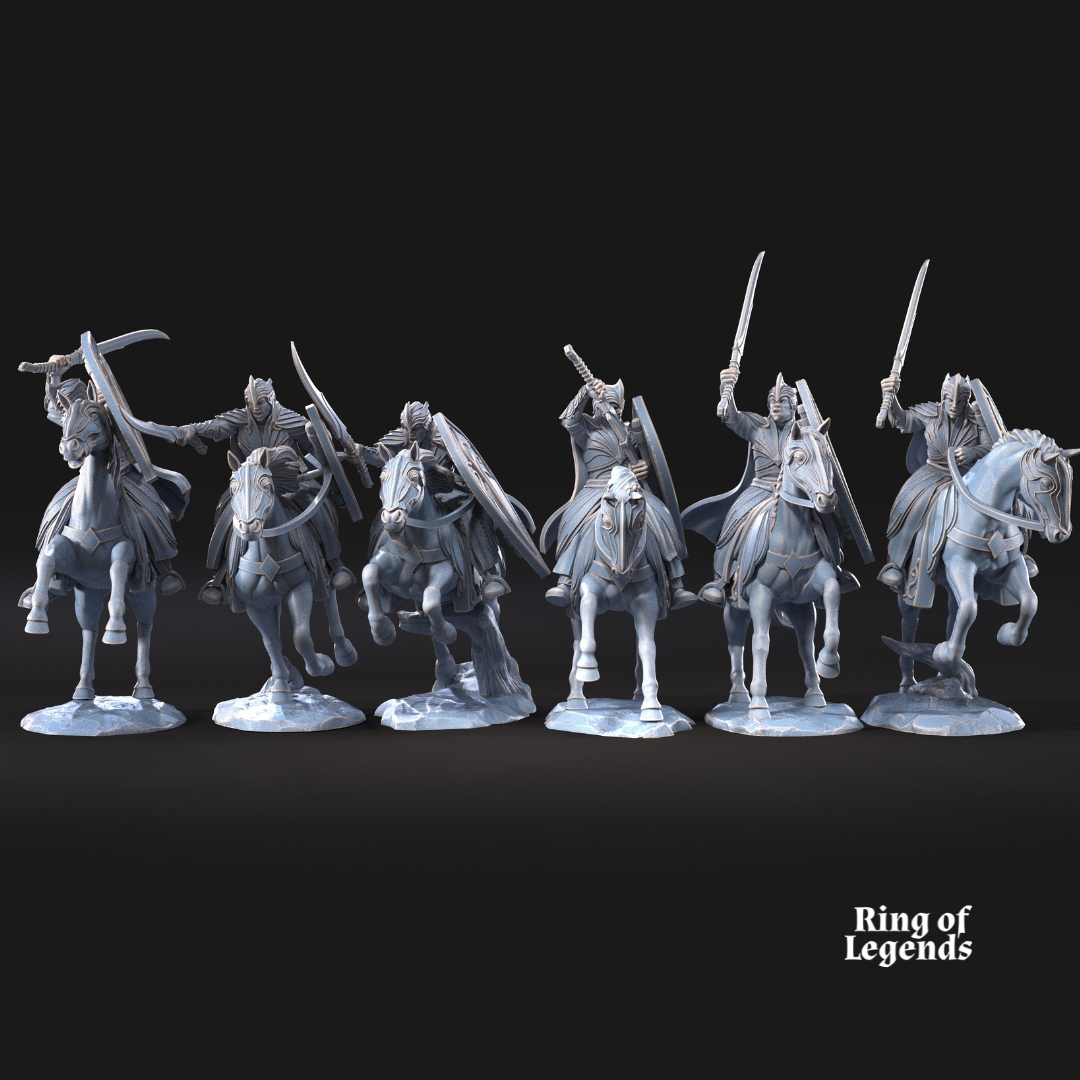 6x Caballería de los Elfos Galanthir - Elfos Galanthir