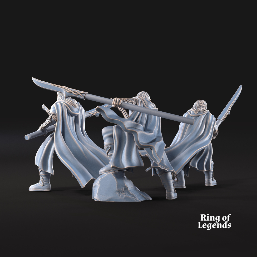 6x Forest Guardians Spearmen - Galanthir Elves
