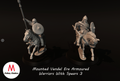 Mounted Vendel Era Armoured Warriors With Spears 3