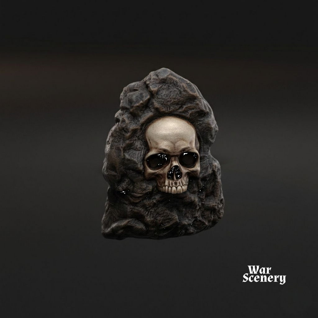 Roca con calavera | Escenario