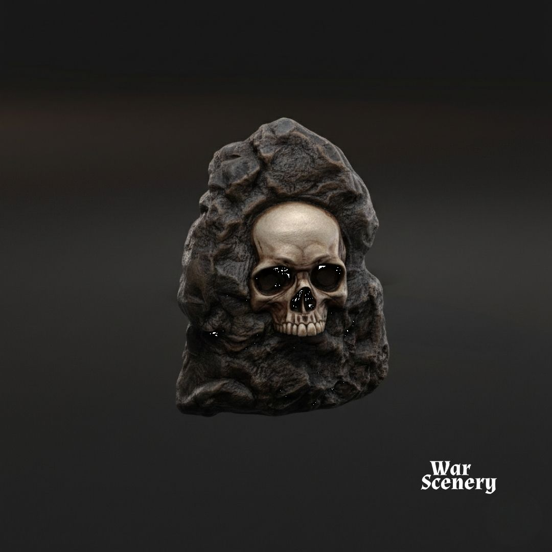 Roca con calavera | Escenario