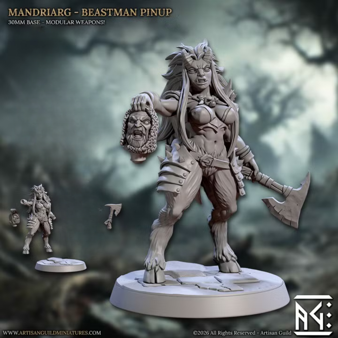 Beastmen II - Mandriarg - Beastmen Pinup