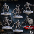 Dwarf Draugr Skeletons (6 Minis)