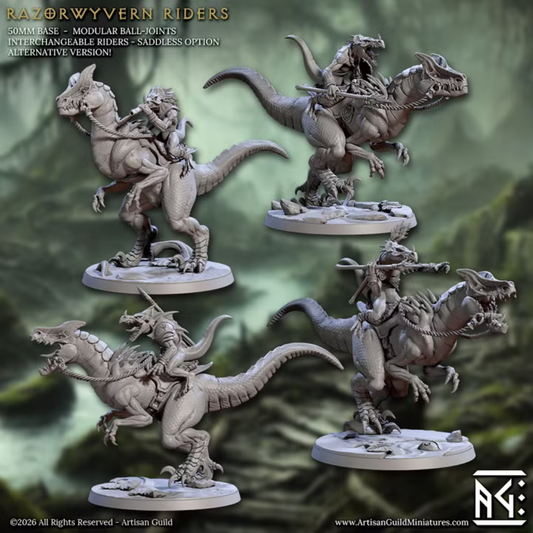 Falgor's Swamp II - Razorwyvern Riders (4 Minis)