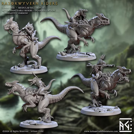 Falgor's Swamp II - Razorwyvern Riders Alternate (4 Minis)
