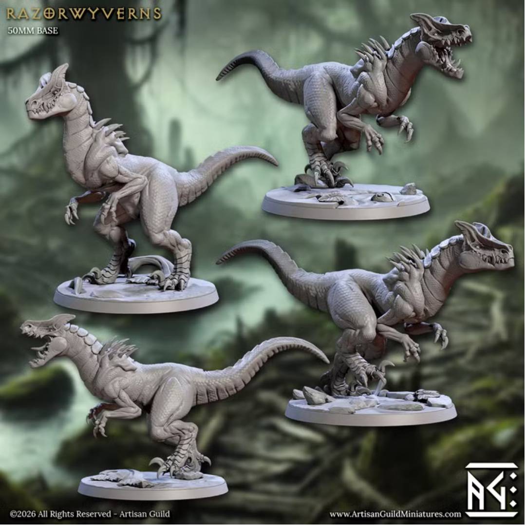 Falgor's Swamp II - Razorwyverns (4 Minis)