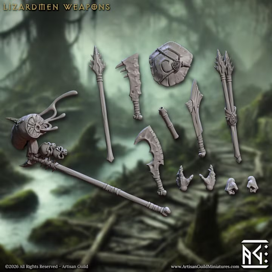 Falgor's Swamp II - Lizardmen Weapons (12 Bits)