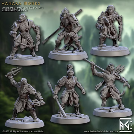 Vanara Monks (6 Minis)