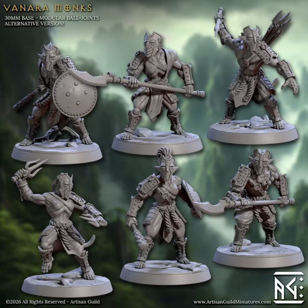 Vanara Monks Alternate (6 Minis)