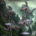 Vanara Monks - Spiritual Dragon Riders Alternate (4 Minis)