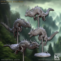 Vanara Monks - Spiritual Dragons (4 Minis)