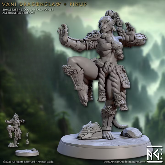 Vanara Monks - Vani Dragonclaw Pinup