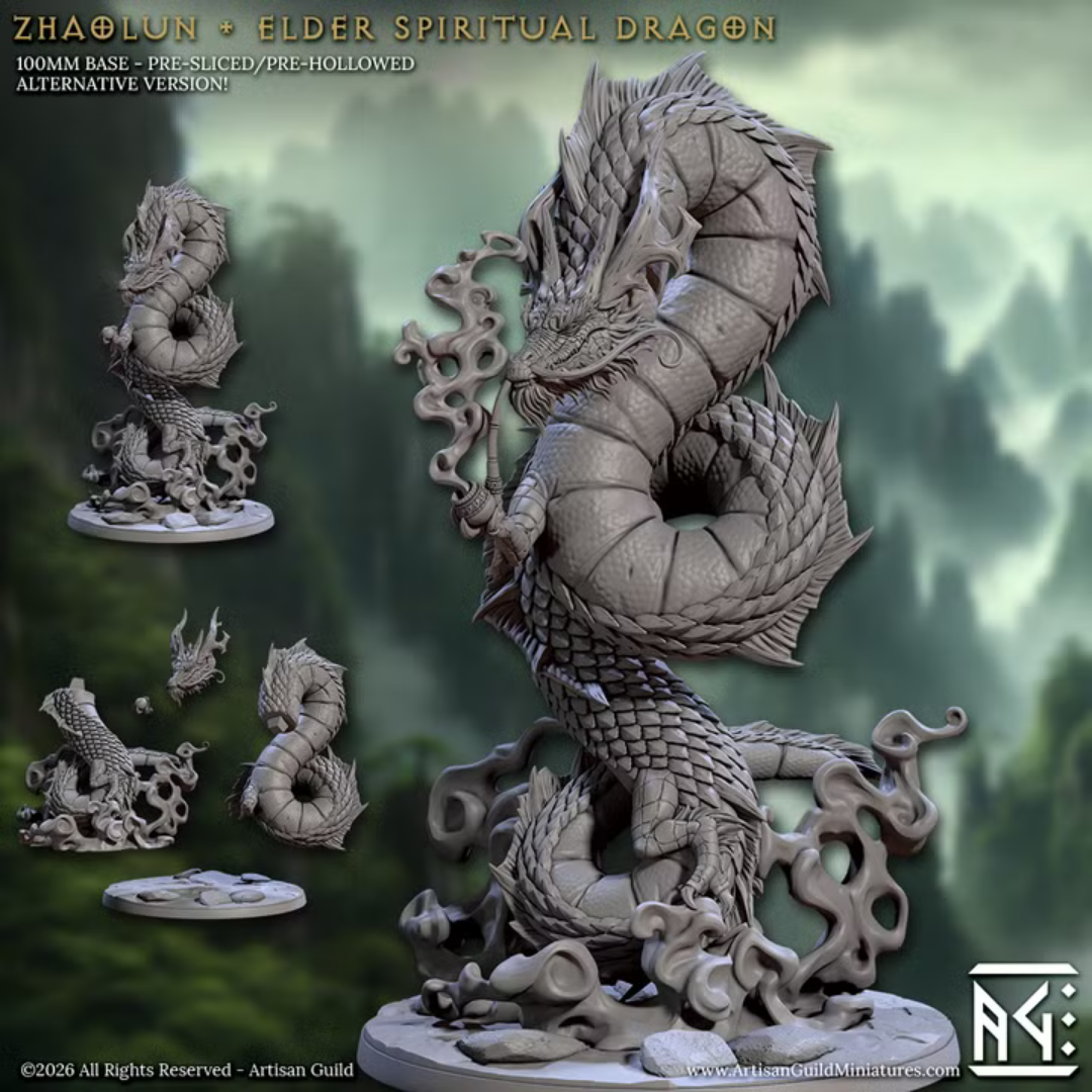 Vanara Monks - Zhaolun - Elder Spiritual Dragon