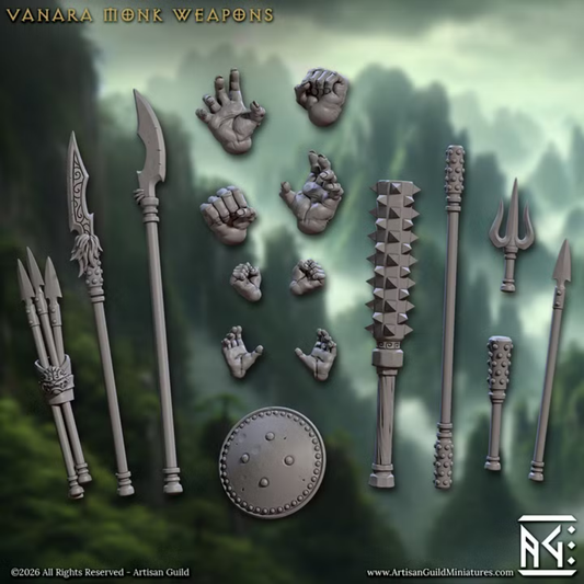 Vanara Monks - Weapons (17 Bits)