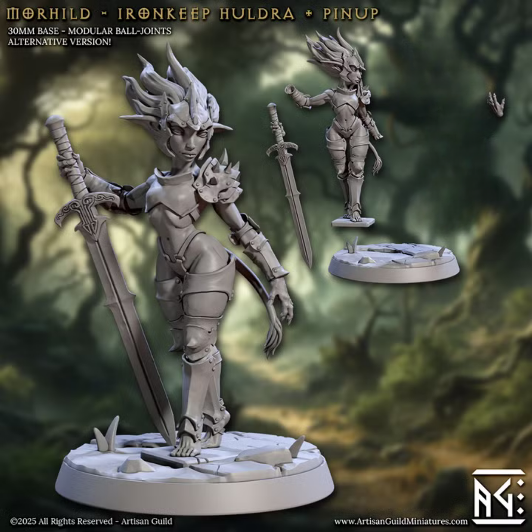 Ironkeep War-Trolls - Morgild - Ironkeep Huldra Pinup