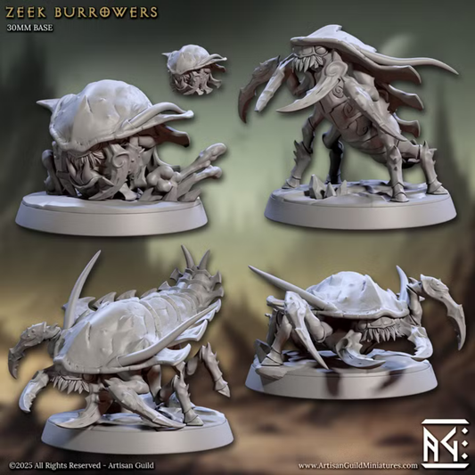 Zeek Scuttlers - Zeek Burrowers (4 Minis)