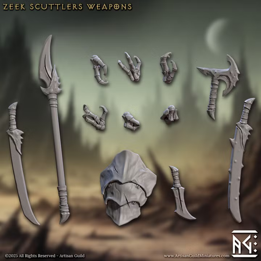 Zeek Scuttlers - Weapons (12 Bits)