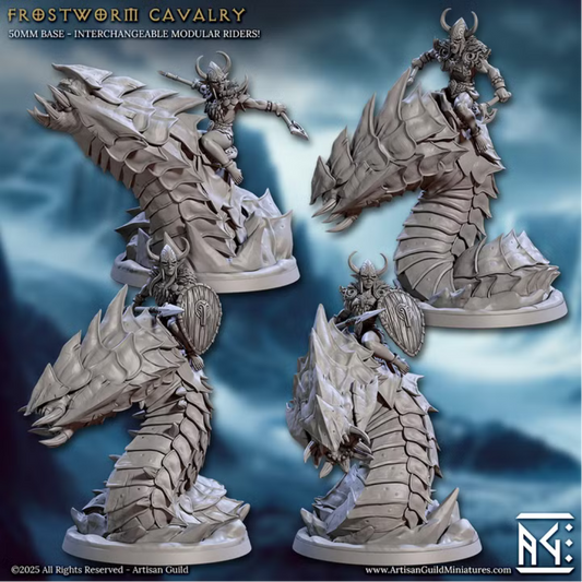 Skutagaard - Frostworm Cavalry Alternate (4 Minis)