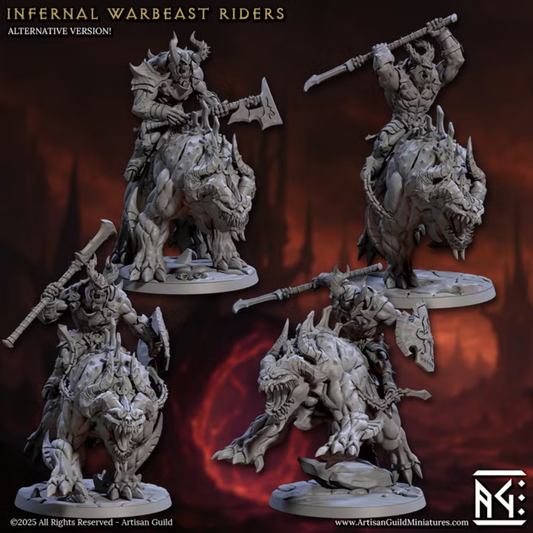 Infernal Legion - Infernal Warbeast Riders (4 Minis)