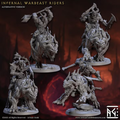 Infernal Legion - Infernal Warbeast Riders Alternate (4 Minis)