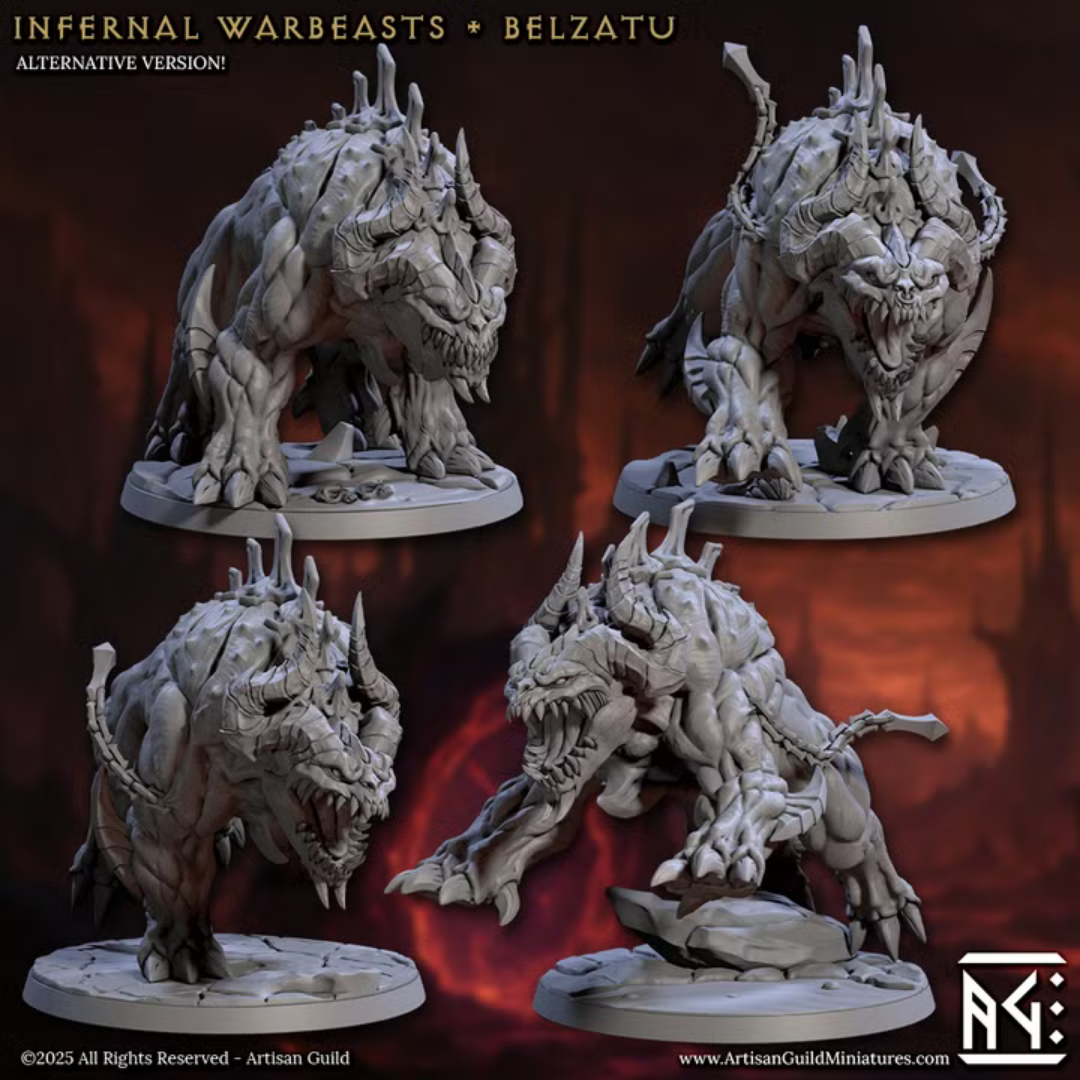 Infernal Legion - Infernal Warbeasts (4 Minis)