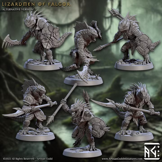 Falgor's Swamp - Lizardmen of Falgor (6 Minis)