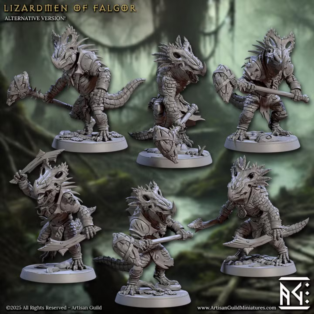 Falgor's Swamp - Lizardmen of Falgor Alternate (6 Minis)