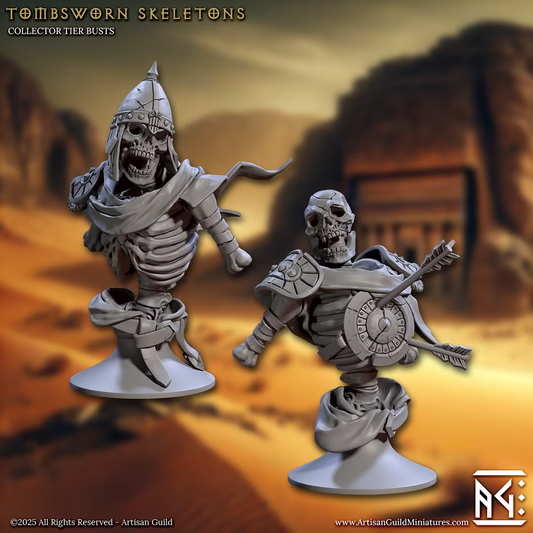 Skeletons of Denmora - Tombsworn Skeletons (2 Busts)