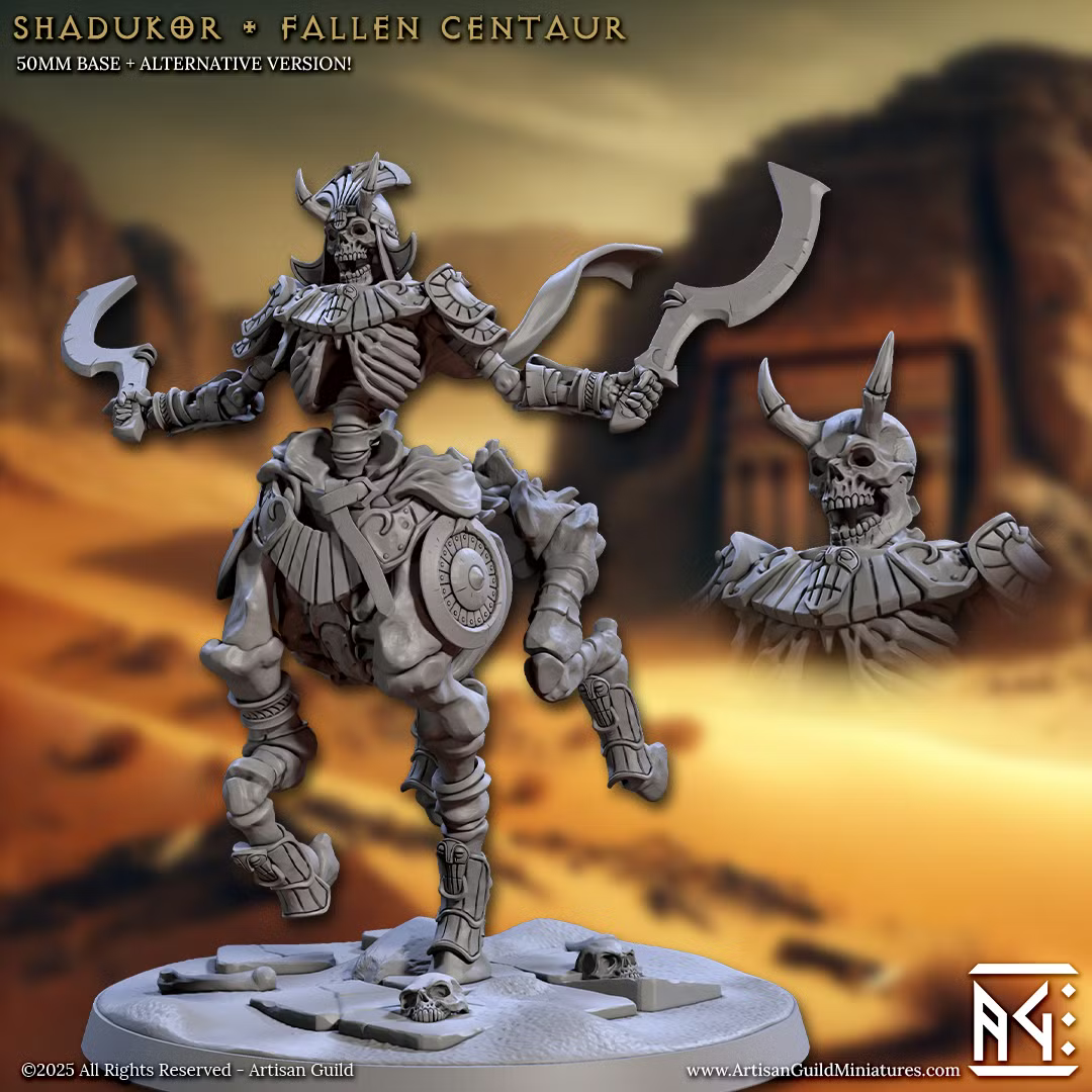 Skeletons of Denmora - Shadukor - Fallen Centaur