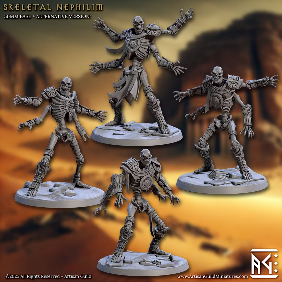 Skeletons of Denmora - Skeletal Nephilim Alternate (4 Minis)
