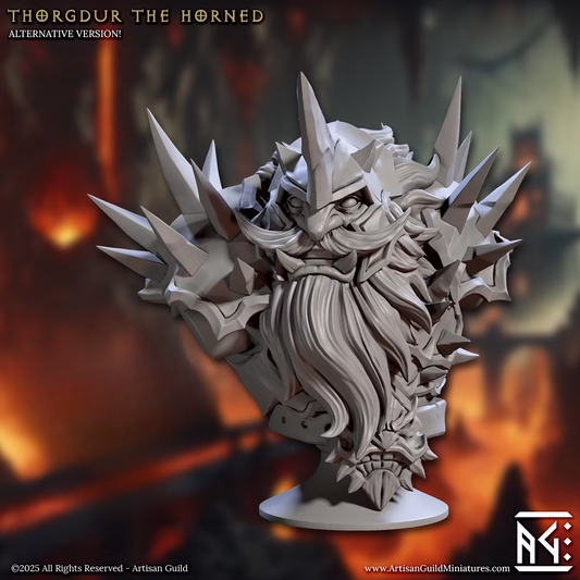 Magmaforged Dwarves - Thorgdur the Horned (Bust)