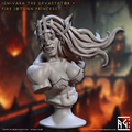 Magmaforged Dwarves - Ignivara the Devastator Fire Jotunn Princess (Bust)