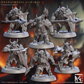 Magmaforged Dwarves - Magmaforged Dumloks Alternate (6 Minis)