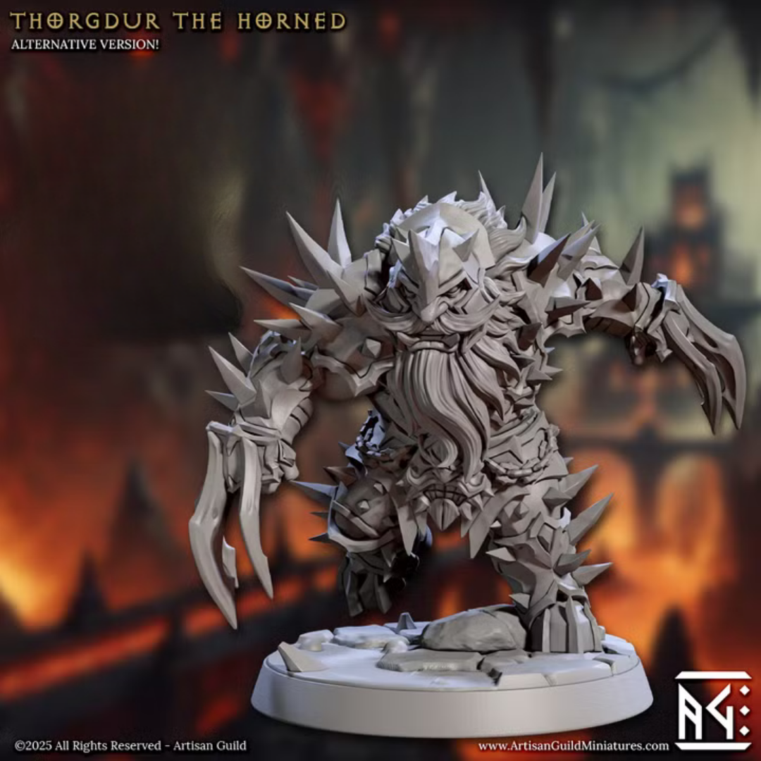 Magmaforged Dwarves - Thorgdur the Horned