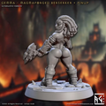 Magmaforged Dwarves - Gemma - Magmaforged Berserker Pinup