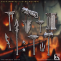 Magmaforged Dwarves - Dumlok Weapons (12 Bits)
