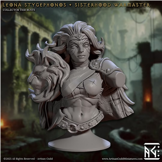 Veiled Sisterhood - Leona Stygephonos - Sisterhood Warmaster (Bust)