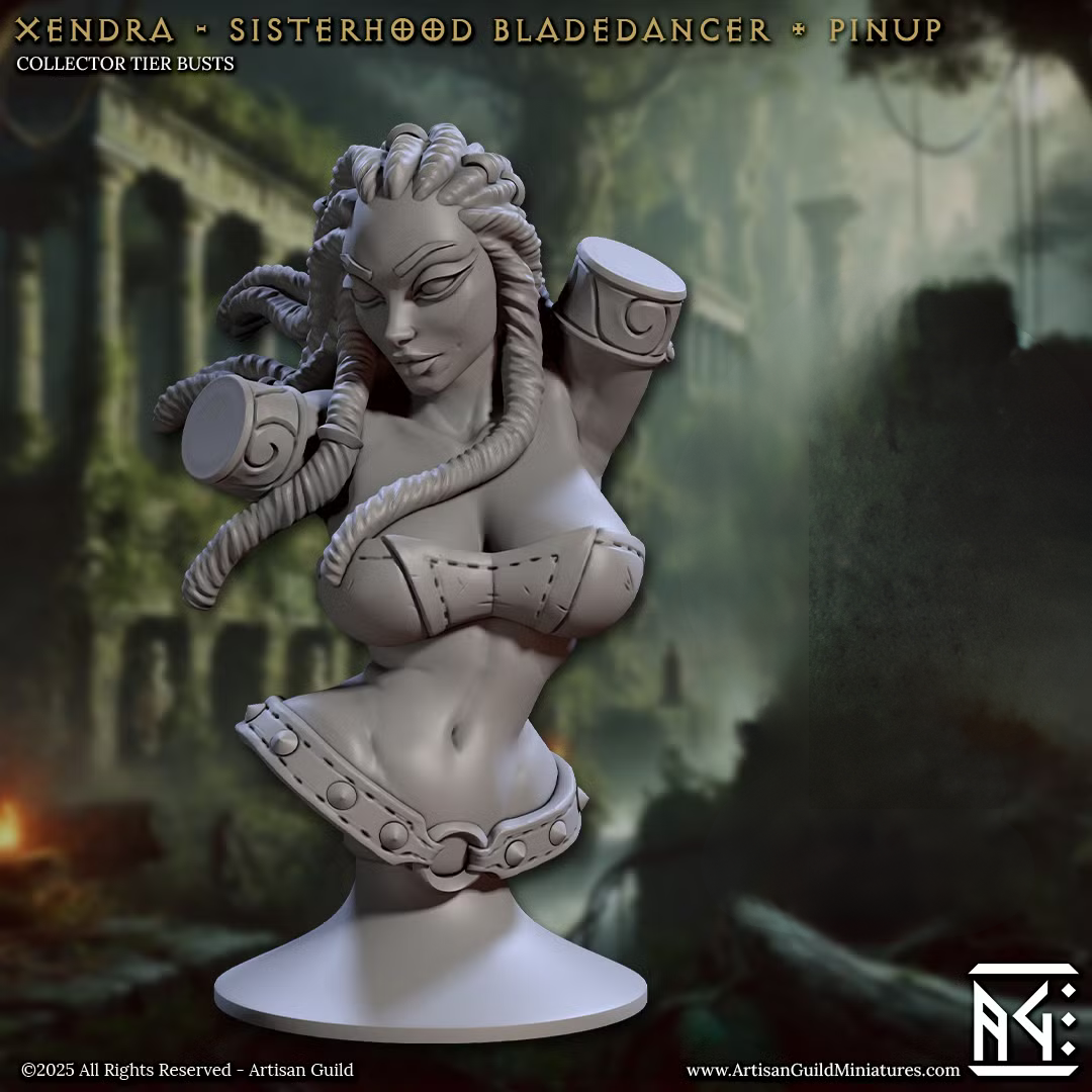 Veiled Sisterhood - Xendra - Sisterhood Bladedancer Pinup (Bust)