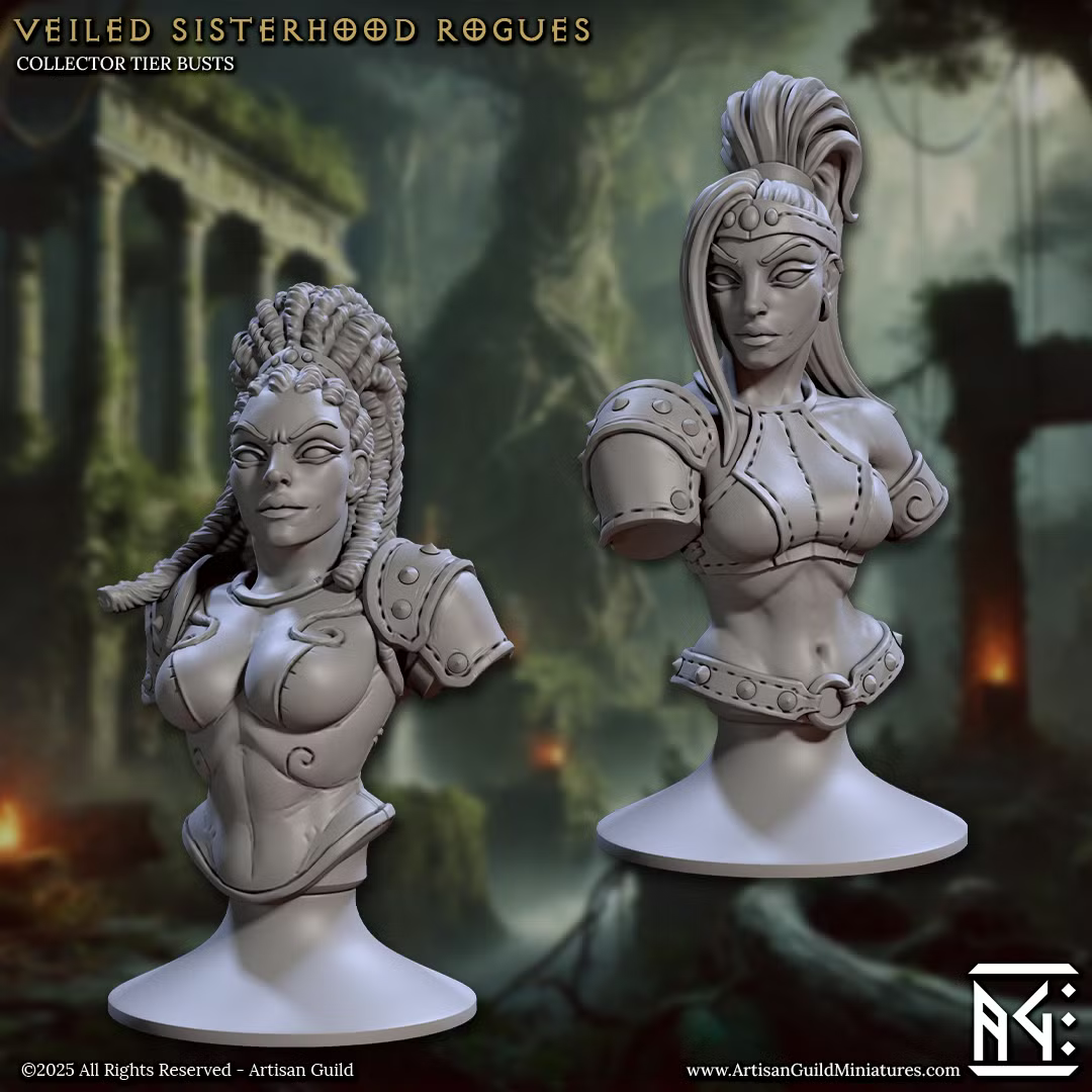 Veiled Sisterhood Rogues (2 Busts)