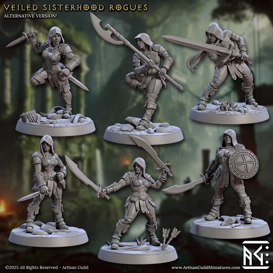 Veiled Sisterhood Rogues Alternate (6 Minis)