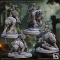 Veiled Sisterhood - Veiled Sisters - Panther Riders (4 Minis)