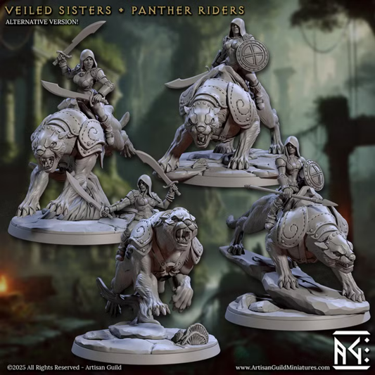 Veiled Sisterhood - Veiled Sisters - Panther Riders Alternate (4 Minis)