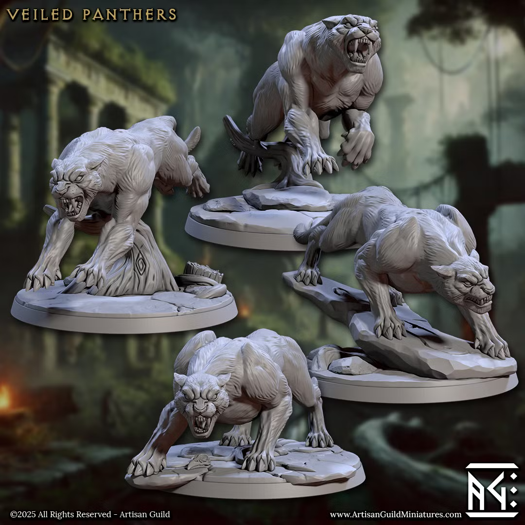Veiled Sisterhood - Veiled Panthers (4 Minis)