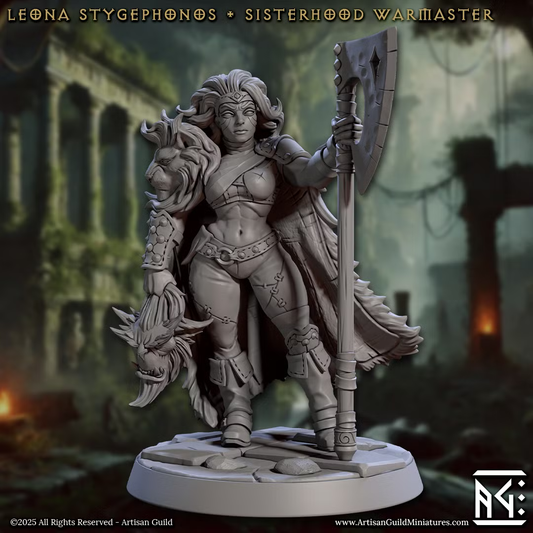 Veiled Sisterhood - Leona Stygephonos - Sisterhood Warmaster