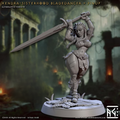 Veiled Sisterhood - Xendra - Sisterhood Bladedancer Pinup