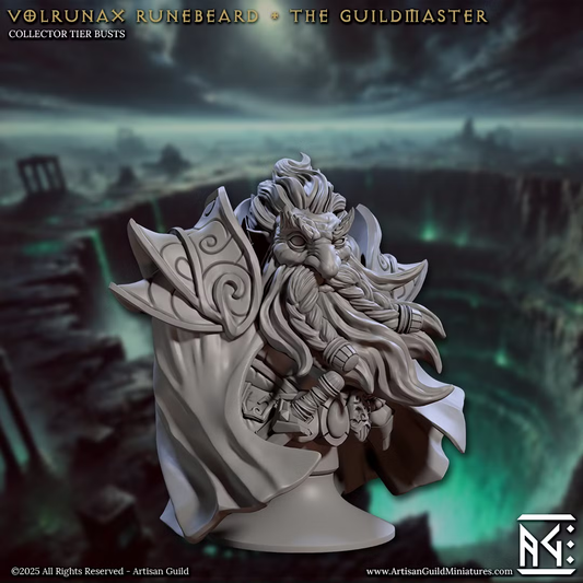 Hive of the All-Seeing - Volrunax Runebeard - The Guildmaster (Bust)
