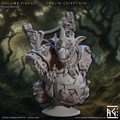 Faldorn Hobgoblins - Malgob Firegut - Goblin Chieftain (Bust)
