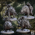 Faldorn Hobgoblins - Faldorn Warhog Riders Alternate (4 Minis)